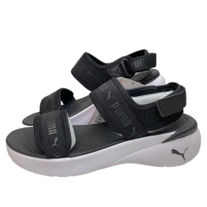 Cute New PUMA Sportie Sandal Women Shoes - Size 6, Black/White